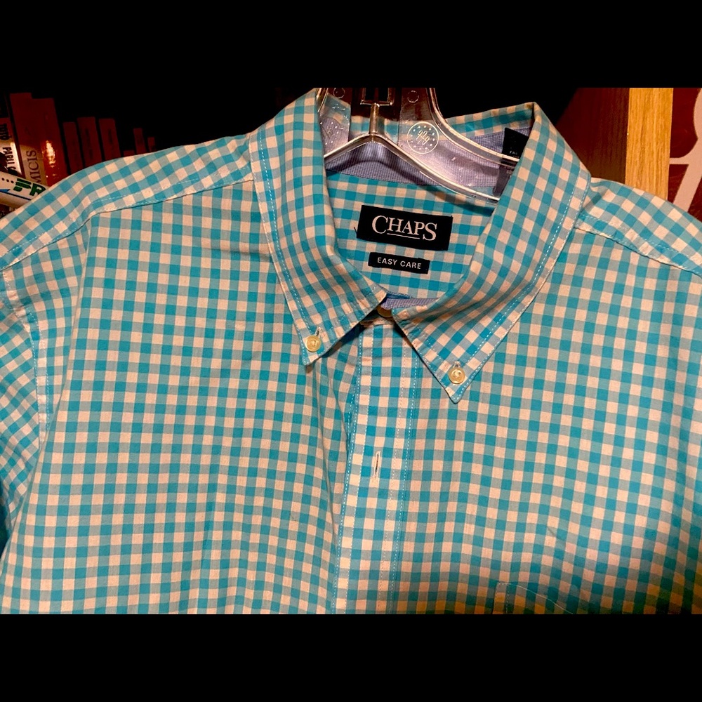Mens short sleeve cotton button down shirt